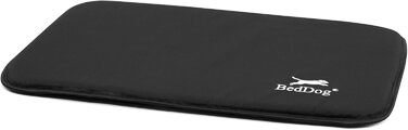 Килимок для собак BedDog® CORA - зручний лежак з Cordura, міцний, великий, чорний (60x40 см)