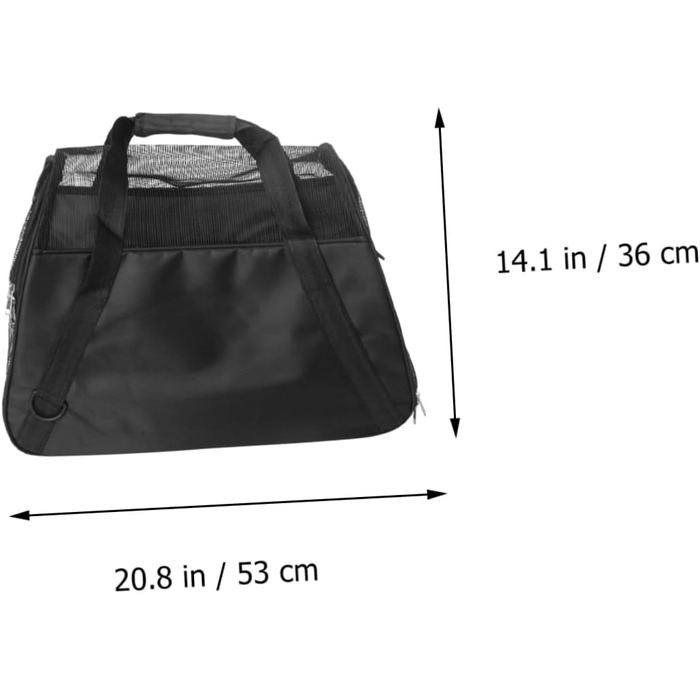 Дихаюча переноска для тварин FRCOLOR Mesh L - м'яка сумка-переноска для собак та котів з 4-сторонньою вентиляцією, для подорожей, комфортна переноска для маленьких тварин