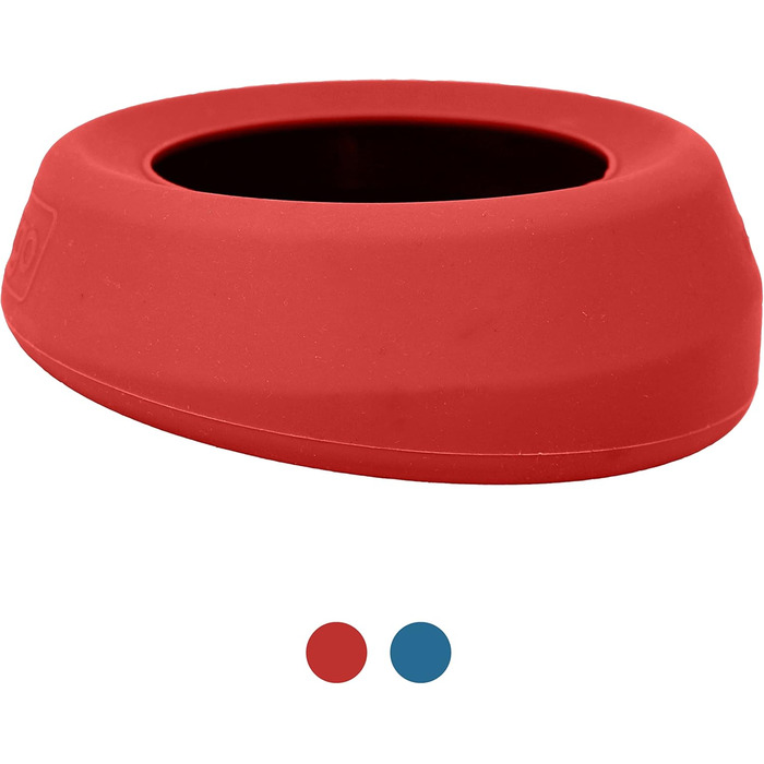 Kurgo Splash Free Wander: Миска для води для собак, 0.7 л, червона, не проливається, для подорожей