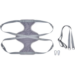 Гамак для грумінгу домашніх тварин, для собак та котів середніх та маленьких порід, сірий. Гамак-тримач для грумінгу, підходить для стрижки нігтів, миття та чищення вух