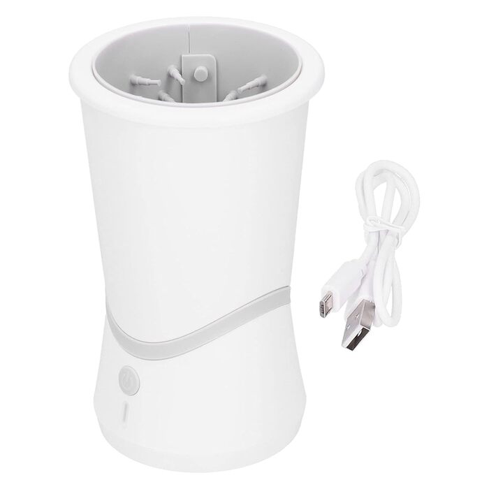 Електричний очищувач лап для домашніх тварин, USB-зарядка, автоматична мийка лап для собак і котів, інструмент для чищення, м'які силіконові щетинки, знімне дизайн