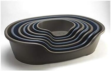 Корзина для собак Moderna з пластику сірого кольору, 110 см