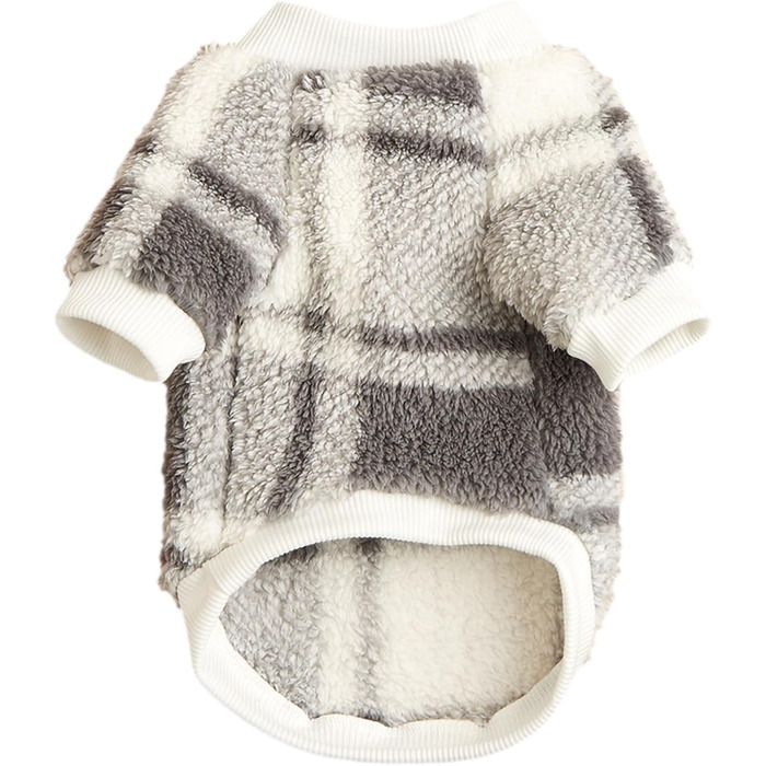 Теплий зимовий пуловер для собак Jecikelon з візерунком, розмір L, сірий