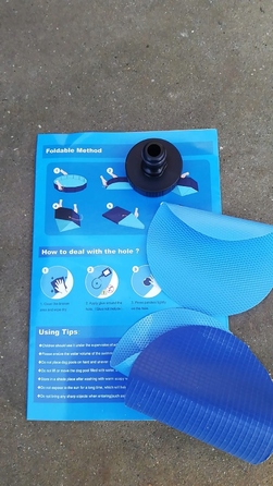 Складаний садовий басейн для собак, тварин та дітей Fwiull, 120x30 см