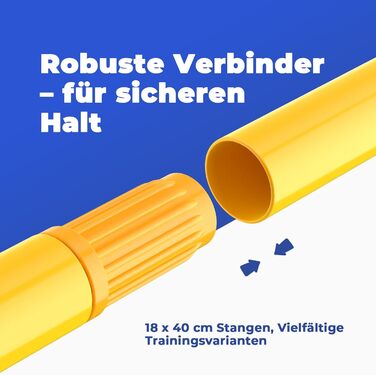 Набір фігур для аджиліті для собак, 12 кілків, 18 стійок, футбольне тренувальне обладнання, сумка в комплекті