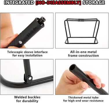 Транспортна сумка для собак і котів, складана переноска з підстилкою, ручками, з оксфордської тканини та сталевим каркасом, з кількома дверцятами (Рожева, 50 x 35 x 35 см)