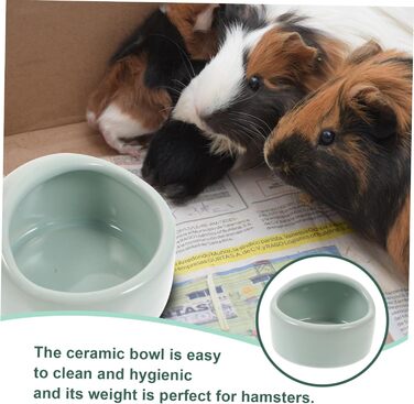 Набір мисок для хом'яків та дрібних тварин Ipetboom (2 шт.) - білий, миска для води та корму, аксесуари для домашніх тварин