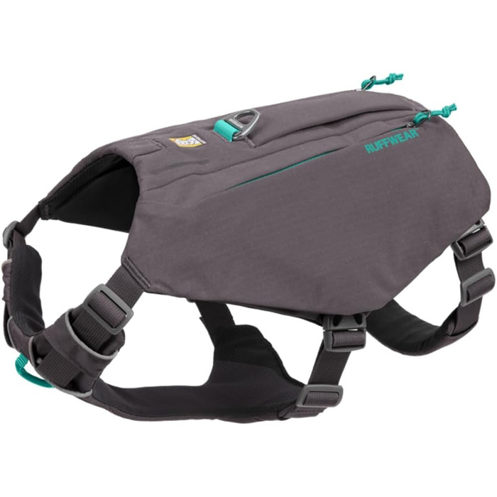 Шлейка для собак Ruffwear Switchbak з кишенями, середні породи, Granite Grey, Medium