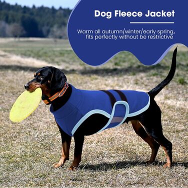 Флісовий одяг для собак Nanaki: теплий, зручний, для дрібних та великих порід (Бігль, Бостон Тер'єр), для осені, весни та зими, регульований, еластичний