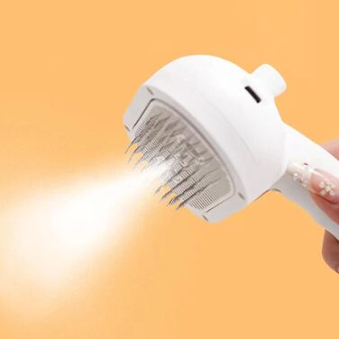 Бурштук для грумінгу собак Furrybasics: для здорового хутра та розпушування | Практична парова щітка для догляду за шерстю