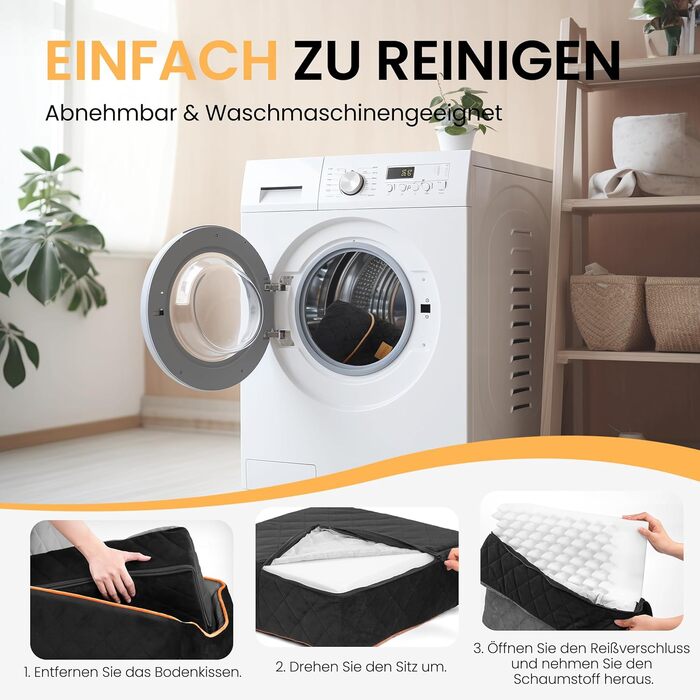 Автокрісло для собак HiPetpy – зручне автоліжко з підстилкою та подушкою для собак до 14 кг, з безпечним ременем, неслизьке автоліжко з кишенями для зберігання (сірий)