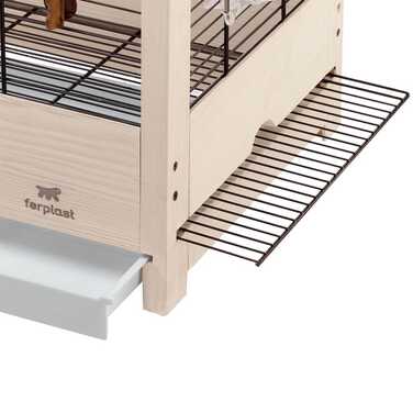 Клітка Ferplast, 58 x 69 x 34,5 см, чорна