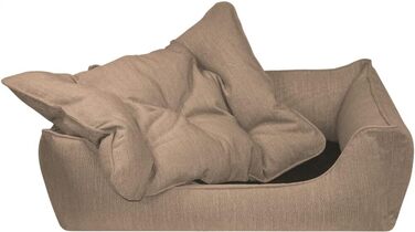 Ляжка для собак Eco Dog Erde: знімний чохол та наповнення, що стирається, для суглобів, м'яка, міцна, преміум-якість, Made in Germany, розмір XL (Taupe)