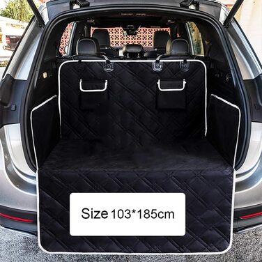 Захист для багажника автомобіля для BMW X1 F48 (2016-2021) – водонепроникний килимок для собак з кишенею та захистом краю багажника