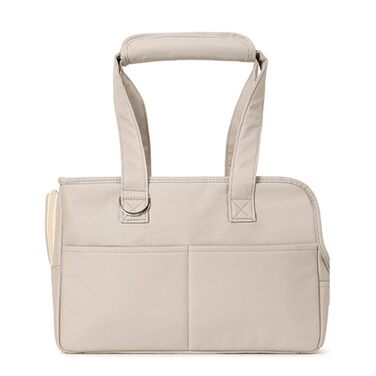 Сумка-переноска для собак маленьких порід до 4 кг, бавовняна, з подушкою, великі кишені