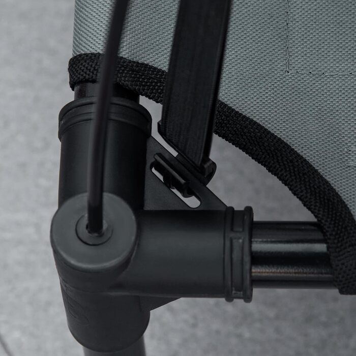 Клітка-будка для собак та котів HOMCOM PawHut з підставкою, комфортна, з тканиною Oxford, UV-захистом, мікроперфорацією + сонцезахисний тент + переносна сумка, сіра/чорна, L 61 x 61 x 46 см