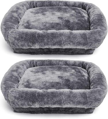 Подушка на платформу для котячого будиночка Abbylike, сіра, 40x40 см, 2 шт.