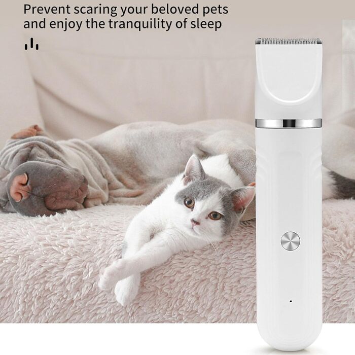 Набір для грумінгу собак HEEPDD: 4-в-1, LCD-дисплей, акумулятор, бездротовий, тихий, для стрижки шерсті та підпилювання кігтів (зелений)