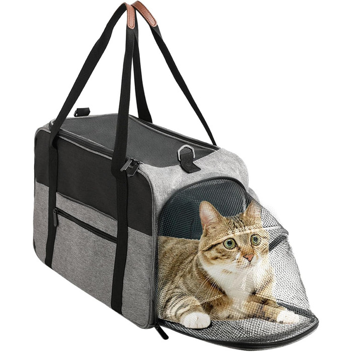 Сучасна переноска для собак та котів, водонепроникна, з регульованим ременем та безпечним кріпленням