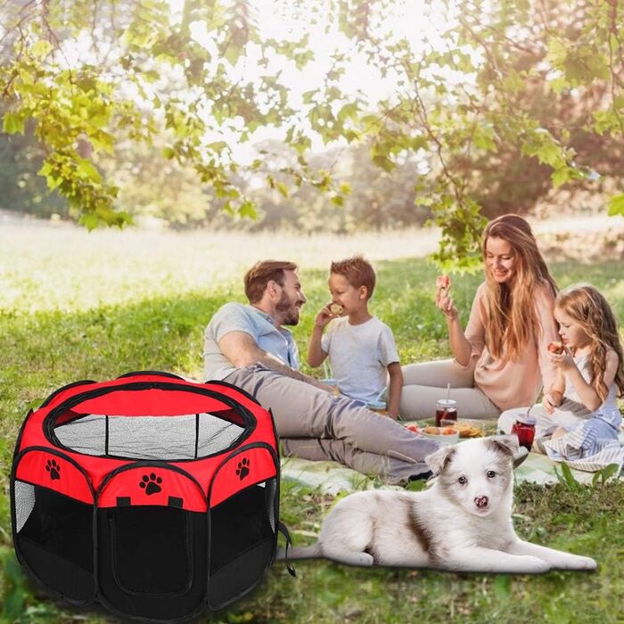 Змінний вольєр для цуценят Greensen: портативний, 600D Oxford, для собак, кроликів, морських свинок, котів (внутрішній/зовнішній)