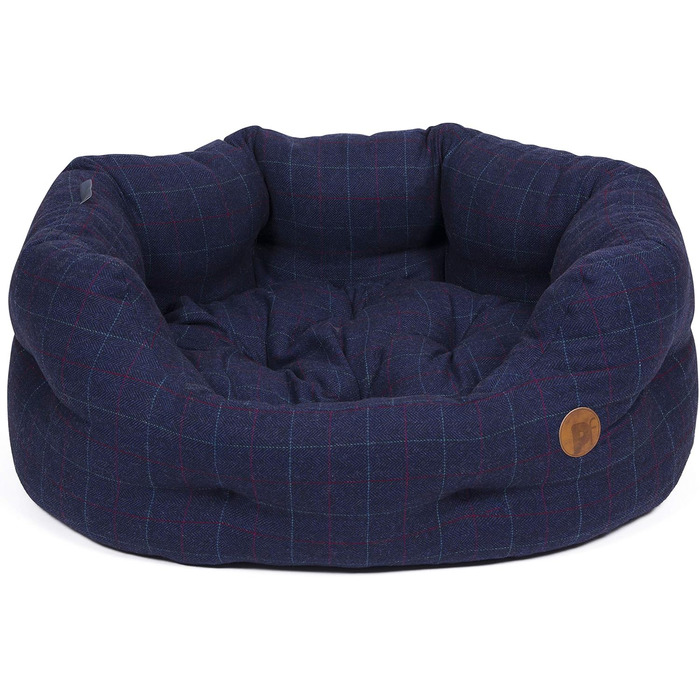 Крісло-ліжко для собак Petface Midnight Tweed, овальне, розмір M, для середніх порід