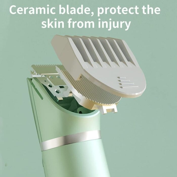 Електрична машинка для стрижки собак та котів OBEST з 4 насадками та аксесуарами