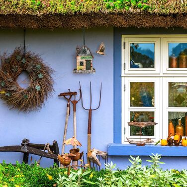 Дерев'яний будиночок для птахів Relaxdays, 23x18x18 см, з відкидним дахом, для саду та балкону