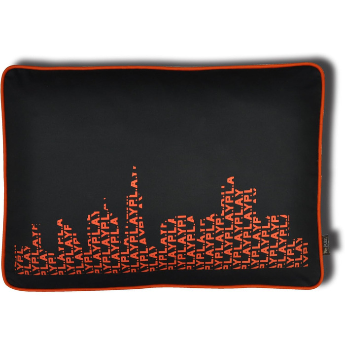 Ліжко для домашніх тварин P.A.Y. Pet ifestye & You PY1004AF прямокутної форми, Серенгеті, помаранчеве (S)