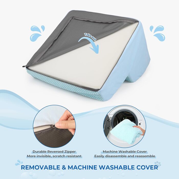 Сходинки для собак та котів, 3 ступені, 40 см, сірі (блакитні), миються, протиковзкі