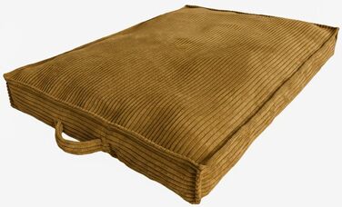 Крісло-лежанка для собак великих порід, 100 x 70 см, червоно-коричневе, зносостійке, миється