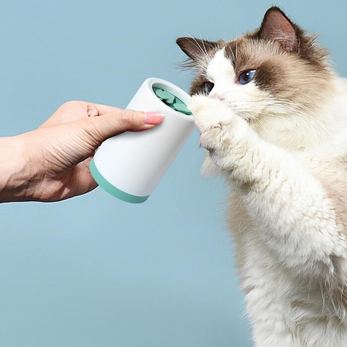 Очищувач лап для собак, мийка лап для тварин, захист від бруду, силіконовий, 2 розміри (10x8 см, 14x9 см), зелений