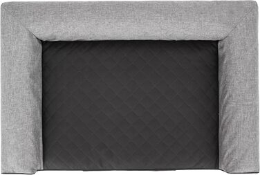 Крісло-лежанка для собак, 80 x 55 см, графіт - м'яке ліжко для домашнього улюбленця
