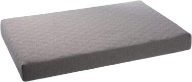 Ортопедичне ліжко для собак знімний чохол, можна прати, вибір кольору та розміру (M, світло-сірий)