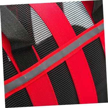 Прозора регульована переноска для домашніх тварин Toddmomy з сітчастою конструкцією, дихаюча та міцна. Маленька переноска для собак на винос з регульованим плечовим ременем. Практична переноска для транспортування.