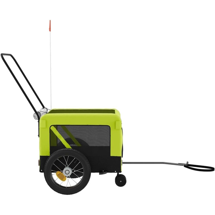 Причіп для велосипеда Gecheer: вантажний, для собак, зелений, 135x68.5x73.5 см