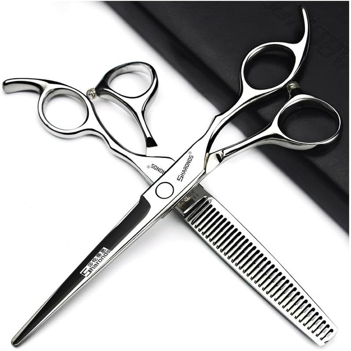 Професійні ножиці для волосся 7 дюймів (2 шт.) з високоякісної сталі 440C - для перукарів та стилістів