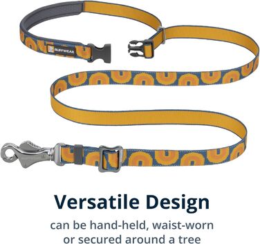 Повідок для собак RUFFWEAR Crag EX, розсувний, преміум-якість, зручний для руки або талії, легкий із світловідбивачем, аксесуар для прогулянок, колір Canyon Oxbow