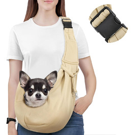 Pawaboo: Сумка-переноска для собак та котів, Outdoor, до 5.5 кг, Квіти + Чорний (Хакі)