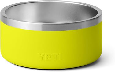 Миска для собак YETI Boomer 4, нержавіюча сталь, нековзка, жовта