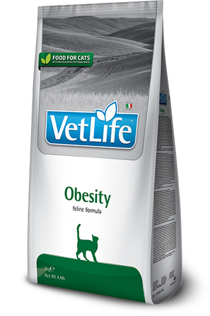 Сухий корм для котів Farmina VET LIFE Cat Obesity, 5 кг