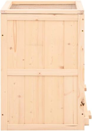 Клітка для хом'яків vidaXL 81x40x60 см, масивна деревина ялиці