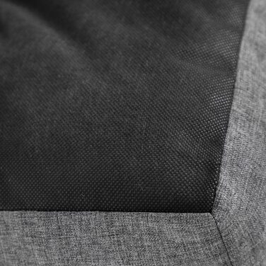 Крісло-ліжко для собак, прямокутне, 75 x 50 см, антрацит