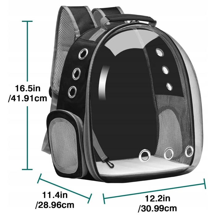 Транспортувальний рюкзак-переноска для котів та собак: ергономіка та безпека для подорожей