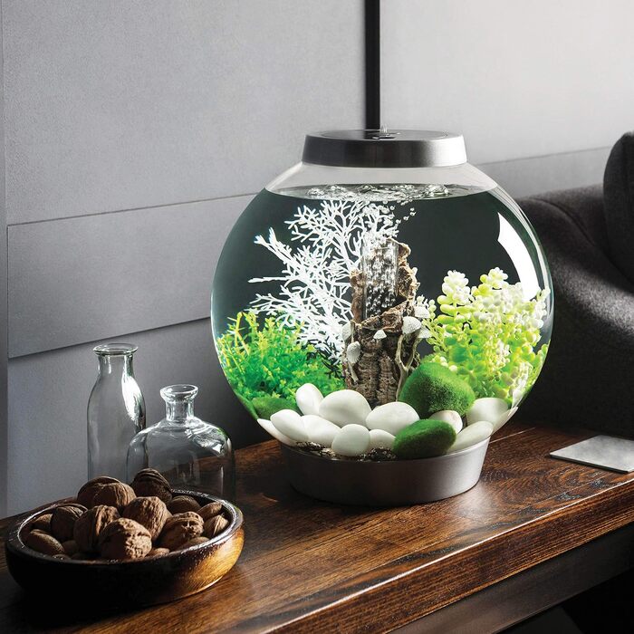 Акваріум biOrb CLASSIC 15 LED, 15 л, комплект з LED підсвіткою та фільтром, акриловий круглий акваріум