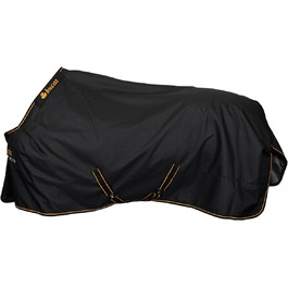 Полог Bucas Irish Turnout 150g, розмір 140, чорний/золотий