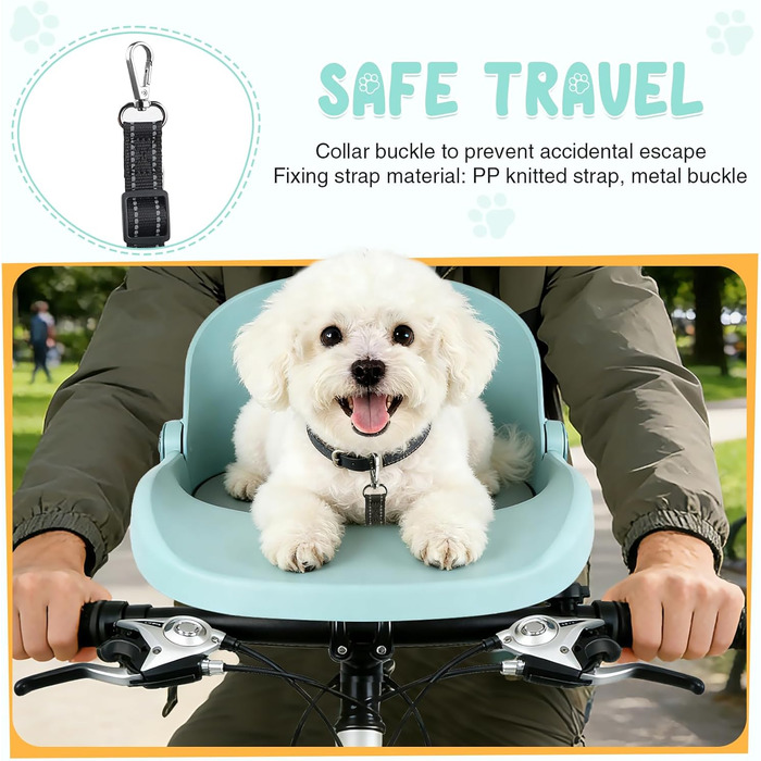 Корзина для собак на велосипед до 15 кг, міцна та ергономічна (Цянова)