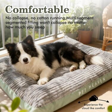 Ортопедичне ліжко для собак великих та середніх порід, зручна лежанка для собак, вологостійкий коврик, знімний кошик, неслизьке покриття, сірий колір, 100x75x7 см