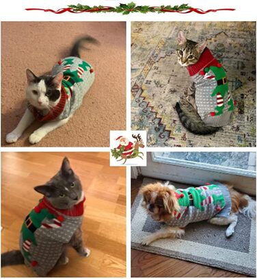 Пуловер для собак ABRRLO, карнавальний костюм клоуна, теплий зимовий халат, бавовна, XL