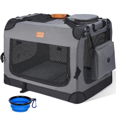 Транспортна переноска для собак Morpilot, 81x58x58 см, складна, міцна, з вентиляцією
