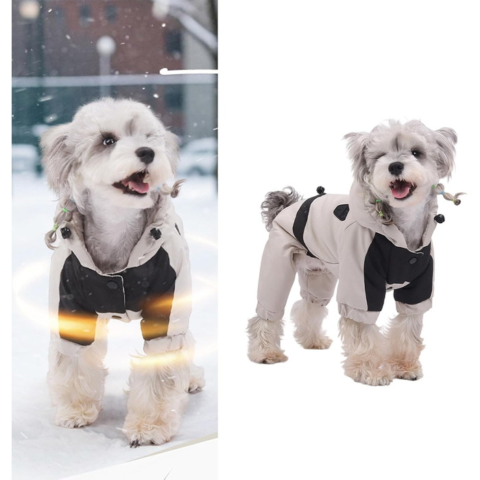 Зимовий теплий пуховик для собак, для активного відпочинку, прогулянок, холодної погоди, різних порід, тепла одіяння для тварин, білий (темно-синій, M)